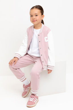 КР 302675/розовый лед жакет (бомбер) для дев