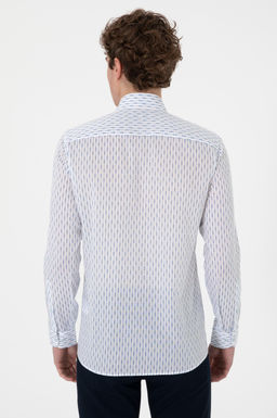 Erkek Mavi Uzun Kollu G_mlek Sepette S_rpriz _ndirim - U.s. polo assn фото 5