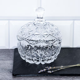 Сахарница 280 мл боченок резная / A-552 /уп 48/ - Галеонтрейд фото 2