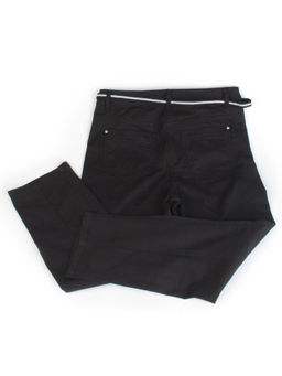 7754 BLACK Бриджи джинсовые женские - Fashion фото 4