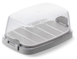 Цена за 2 шт. Масленка "Летиция" пыльно-серая С322ПСЕР