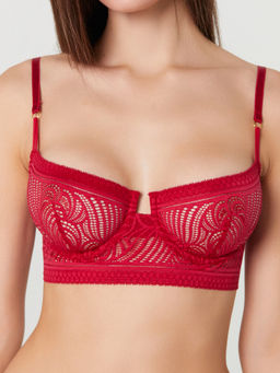 Бюстгальтер женский красный кружевной - Mark formelle фото 2