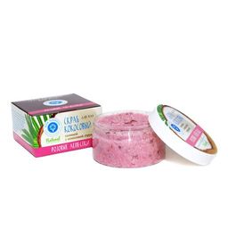 Кокосовый соляной скраб РОЗОВЫЕ ЛЕПЕСТКИ - Мануфактура дом природы фото 2