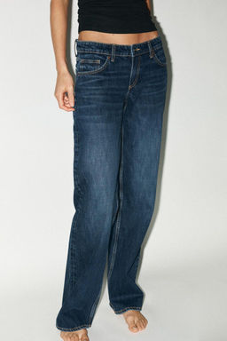 TRF WIDE-LEG LOW-RISE JEANS - Zara фото 28