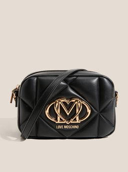 Кросс-боди LOVE MOSCHINO EMBOSSED Q Артикул 4561049, черный