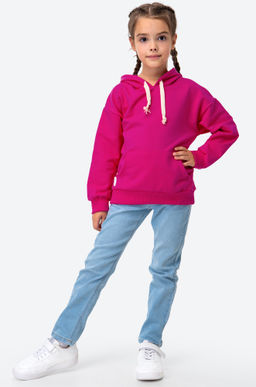 Толстовка для девочки из футера с микроначесом Bonito  фото 4