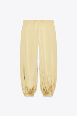 ZW COLLECTION SATIN BALLOON TROUSERS - Zara фото 3