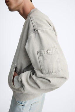 COTTON BOMBER JACKET - Zara фото 2