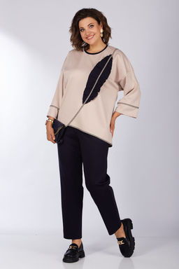 Костюм LADY SECRET 2914 синий+пудра