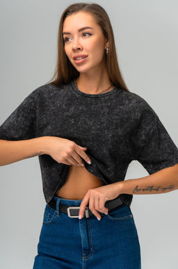 Женская укороченная футболка Happyfox