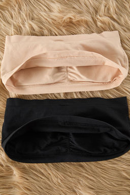 TRENDYOLMILLA Siyah-Ten 2li Seamless/Dikissiz Balensiz Kapl? Bandeu Orme Sutyen THMSS25SU00010 фото 11