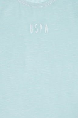 Футболка U.S. Polo Assn детская зеленая хлопок  фото 9