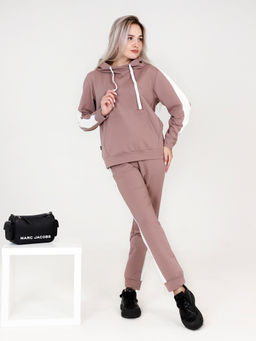 Костюм женский К-202 (футер с лайкрой) Какао - Elenatex фото 4