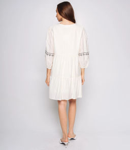 Платье #КТ88660, кремовый - Dommod фото 3