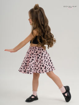 Костюм Мальвина КТ черный-нежный леопард - Sovalina фото 23