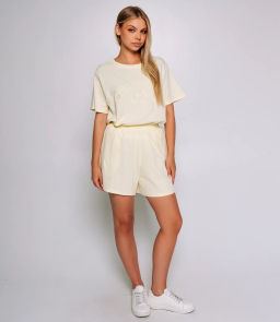 Костюм #КТ38-5, светло-жёлтый