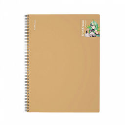 Цена за 1 шт. Тетрадь общая с пластиковой обложкой на спирали ErichKrause Manga бежевый, А4, 80 листов, клетка