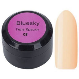 Bluesky Гель-краска для ногтей / Classic 08, крем-брюле, 8 мл фото 2
