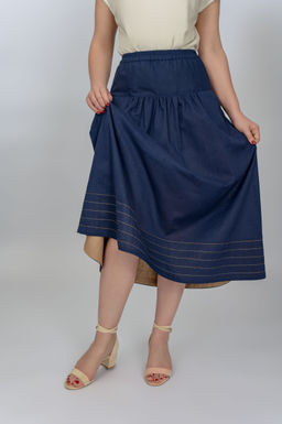 Юбка  70% лен+30% хлопок