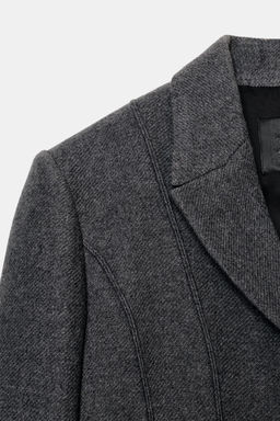 FITTED MANTECO WOOL COAT ZW COLLECTION LIMITED EDITION - Zara фото 20