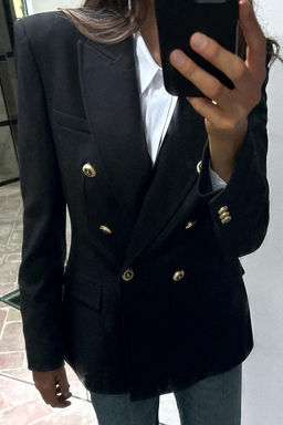 TAILORED DOUBLE-BREASTED BLAZER - Zara фото 2
