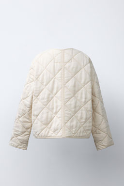 CAZADORA ACOLCHADA CREMALLERA / Crudo - Zara фото 5