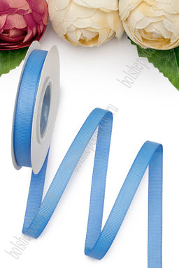 Лента репсовая 1 см*20 ярд "1 сорт" (светло-синий №239) SF-1346