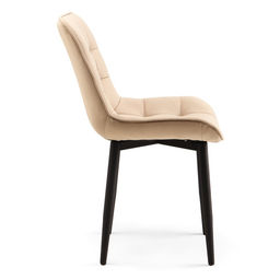 Стул мягкий для кухни «Бостон», обивка velutto 07, цвет бежевый