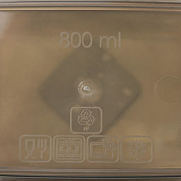 Контейнер для хранения еды Виолет, 800 мл, герметичный, пластик, серый