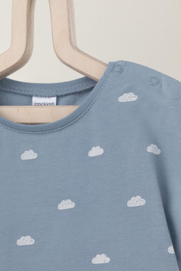 К 6294/пыльно-синий,облачка полукомбинезон (песочник) яс - Crockid фото 2