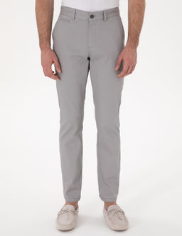 Gri Slim Fit Kanvas Pantolon - Pierre cardin фото 2
