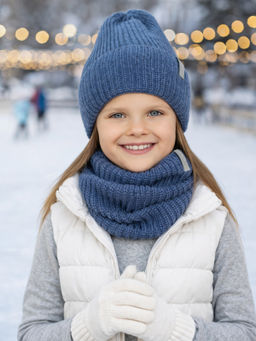 Комплект вязаный детский