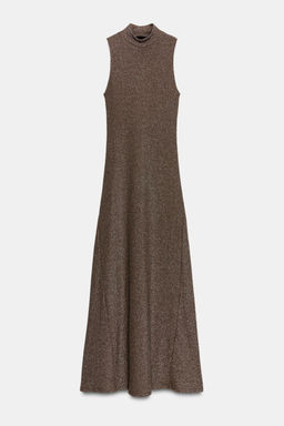 METALLIC THREAD SLEEVELESS DRESS - Zara фото 10