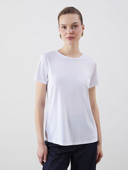 Bisiklet Yaka Kad?n Ti??rt