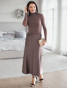 D29.277 Блузка женская кофейный