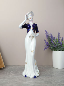 Статуэтка Дама в шляпке 30 см / XH:0861 /уп 24/ - Галеонтрейд фото 3