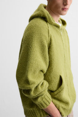 HOODED KNIT JACKET - Zara фото 6