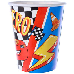 Цена за 10 шт. Стакан бумажный С Днем Рождения!, 250 мл, Тачки - Disney фото 3