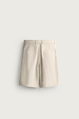 BERMUDA WIDE FIT PLIEGUES / Beige - Zara фото 7