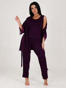 600-ХП ЖЕНСКИЙ КОМПЛЕКТ ТРОЙКА (Фиолетовый) - А-дина фото 3