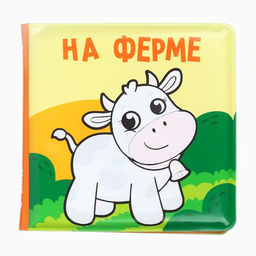 Книжка - раскраска для ванны Крошка Я «На ферме», от 4 мес.