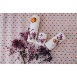 Цена за 2 шт. Свеча-цилиндр, 4×12 см, 15 ч, белая