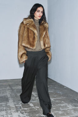 SHORT FAUX FUR JACKET ZW COLLECTION