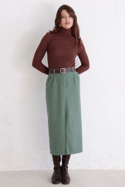 Юбка миди-макси с разрезом спереди - Martichelli фото 28