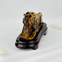 Тигр из камня Тигровый глаз