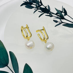 Серьги из белого Жемчуга - Радуга самоцветов фото 2