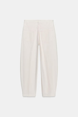 ZW COLLECTION BARREL HIGH-WAIST JEANS - Zara фото 15