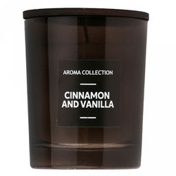 Свеча Incense д7см, h9см, ароматическая Cinnamon and Vanilla, в стеклянном стакане, время горения 32 часа (Россия) - Домашняя мода фото 5