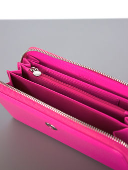 LACCOMA кошелек LA-1073-фуксия натуральная кожа  фото 4