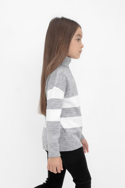 Crockid _ КВ 30134/ш/св.серый меланж джемпер для дев фото 4